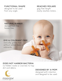 Moonjax® Natural Rubber Baby Teether