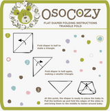 Osocozy Organic Cotton Flat Diapers (6-Pack)