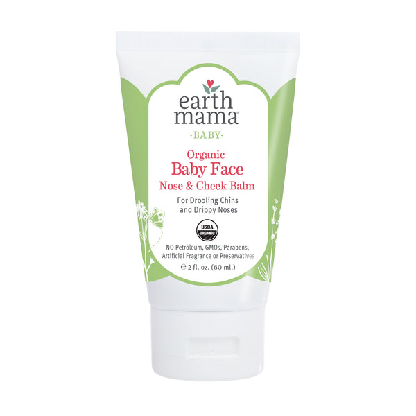 Earth Mama Organic Baby Face Nose Cheek Balm Bean Tree