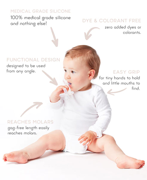 Moonjax silicone baby deals teether