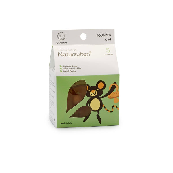 Natursutten® Original Round Natural Rubber Pacifier *CLEARANCE*