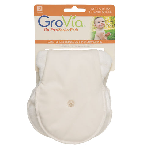 GroVia One Size All-in-Two Snap-In Soaker Pad 2-Pack *CLEARANCE*