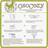 Osocozy Organic Cotton Flat Diapers (6-Pack)