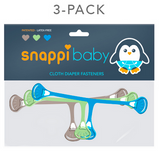 Snappi Diaper Fastener 3-Pack (New Colors)