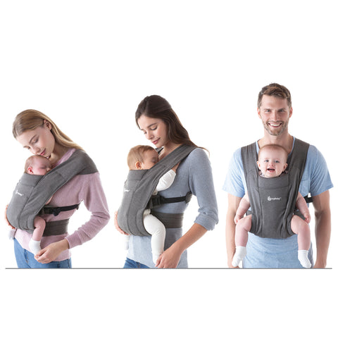 ergobaby carrier face forward Ergobaby Embrace Buckle Carrier – Bean Tree Baby