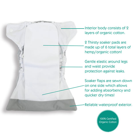 Thirsties newborn all in one hot sale