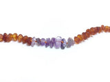 Canyon Leaf Baltic Amber + Amethyst Necklace (Adult's Sizes)