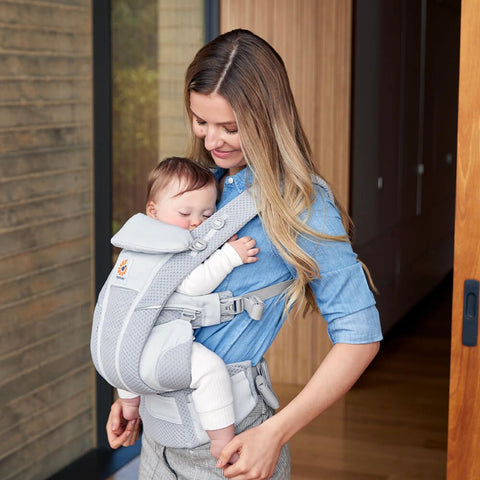 ergobaby omni breeze baby carrier - pearl grey Ergobaby Omni™ Breeze Soft Structured Carrier – Bean Tree Baby
